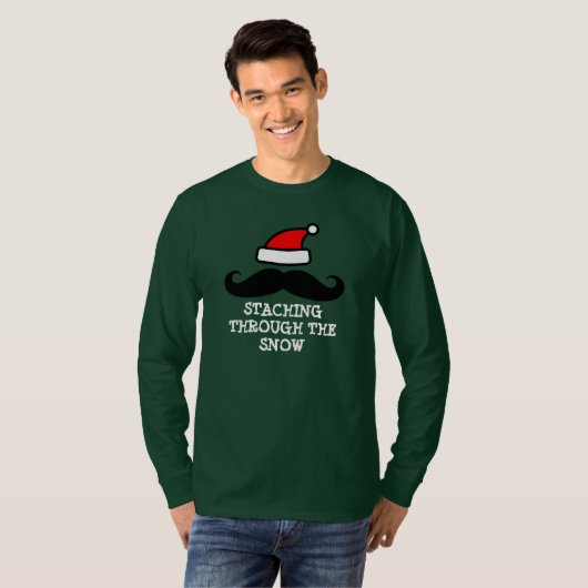Staching durch die Schnee | niedliche T-Shirt (Vorne ganz)