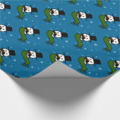 Stachy der Schneemann Geschenkpapier (Ecke)