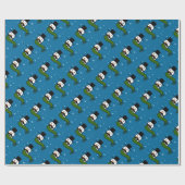 Stachy der Schneemann Geschenkpapier (Flach)