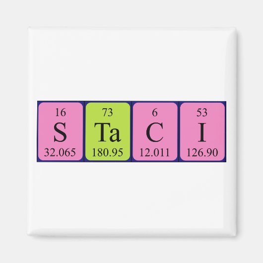 Staci Periodenmagnet Magnet (Vorne)