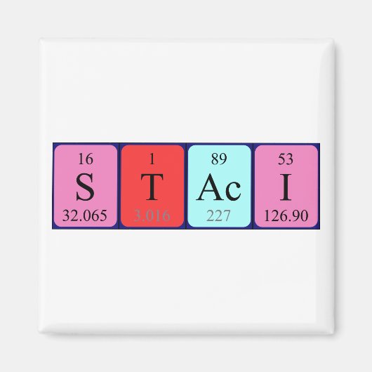Staci Periodenmagnet Magnet (Vorne)