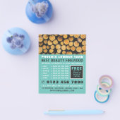 Stack aus Brennholz, Holz/Holz/Holzgarten Flyer (Einzeln)