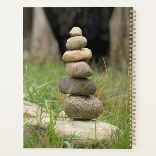 Stack der ausgewogenen Steine Planer (Rückseite)