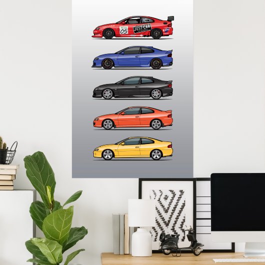 Stack des Holden Monaros Poster (Heimbüro)