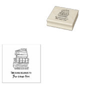 Stack Dies gehört zu Buchzeichen Gummistempel (Stempel)