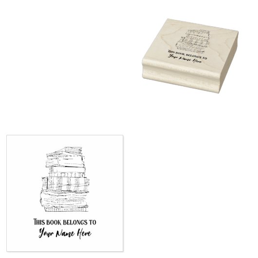 Stack Dies gehört zu Buchzeichen Gummistempel (Stempel)