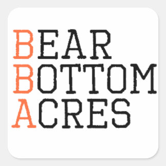 Stack-Logo Quadratischer Aufkleber