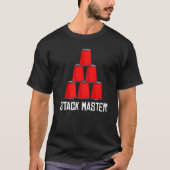 Stack Master Speed Stacks Stack Cup T-Shirt (Vorderseite)