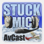 Stack Mic AvCast Aufkleber (Vorderseite)