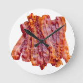 Stack of Bacon Runde Wanduhr (Vorderseite)