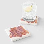 Stack of Bacon Steinuntersetzer (Seitenansicht)