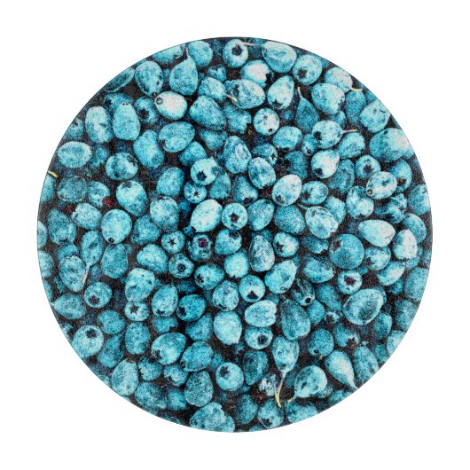"Stack of Blueberry Fruit" Niedliches Foto. Jetzt Schneidebrett (Vorderseite)