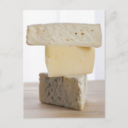 Stack of cheese postkarte (Vorderseite)