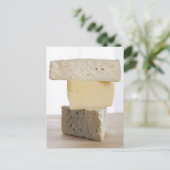 Stack of cheese postkarte (Stehend Vorderseite)
