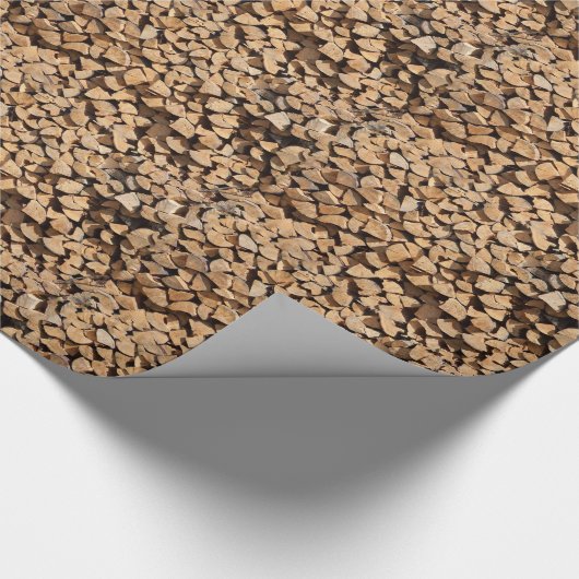 Stack Of Logs Geschenkpapier (Ecke)