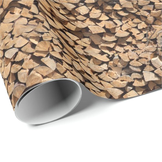 Stack Of Logs Geschenkpapier (Rolleneckpunkt)