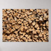 Stack Of Logs Poster (Vorne)