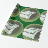 Stack of Money Cash Green Backs Geschenkpapier (Ungerollt)