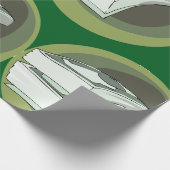 Stack of Money Cash Green Backs Geschenkpapier (Ecke)