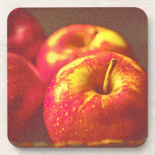 "Stack of Red Apples Fruit" Niedliches Foto. Jetzt Getränkeuntersetzer