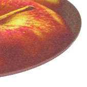 "Stack of Red Apples Fruit" Niedliches Foto. Jetzt Schneidebrett (Ecke)
