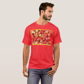 "Stack of Strawberries Fruit" Niedliches Foto. Jet T-Shirt (Vorne ganz)