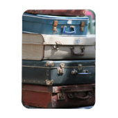 Stack of Vintage Suitcases Magnet (Vertikal)