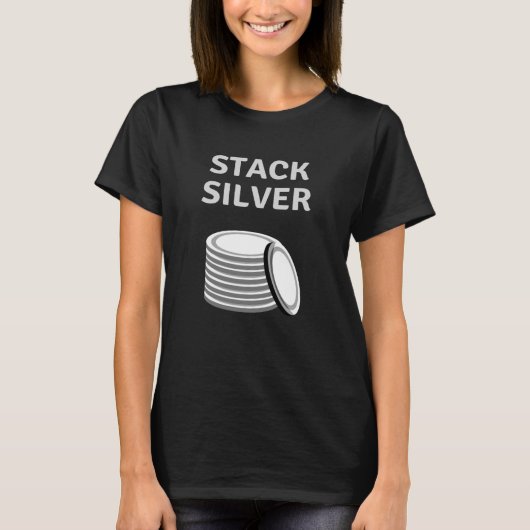 Stack Silver - Silver Stacker Gift T-Shirt (Vorderseite)