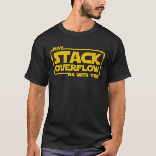 Stack-Überlauf mit Ihrem Software Engineer-Program T-Shirt