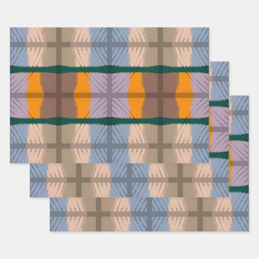 Stackable Mirrored Sensation Pattern Geschenkpapier Set (Set)