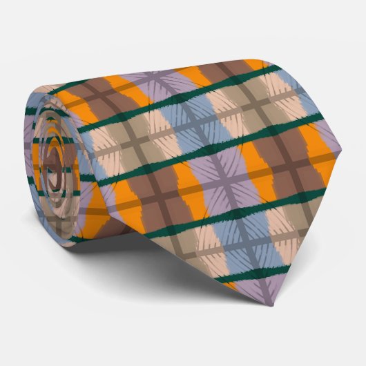 Stackable Mirrored Sensation Pattern Krawatte (Gerollt)