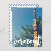 stacked filing cabinets in burlington vermont post postkarte (Vorne/Hinten)