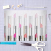 Stacked Lipstick Tubes Seidenpapier (Handwerk)