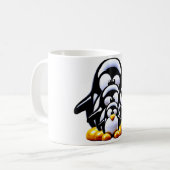Stacked Penguin Family  Kaffeetasse (Vorderseite Links)