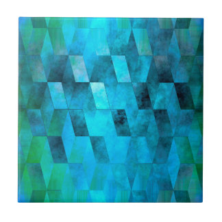 Stacked Sky (turquoise-green) Fliese