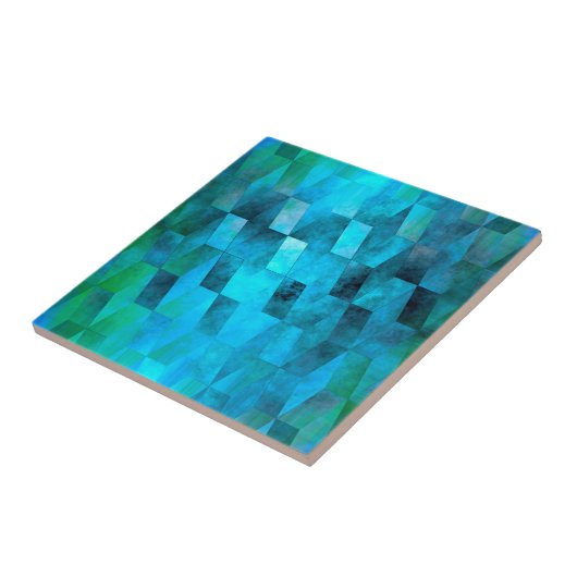 Stacked Sky (turquoise-green) Fliese (Seite)