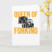 Stacker Driver Stapler Stacker Sprichwort Karte (Gelbe Blume)