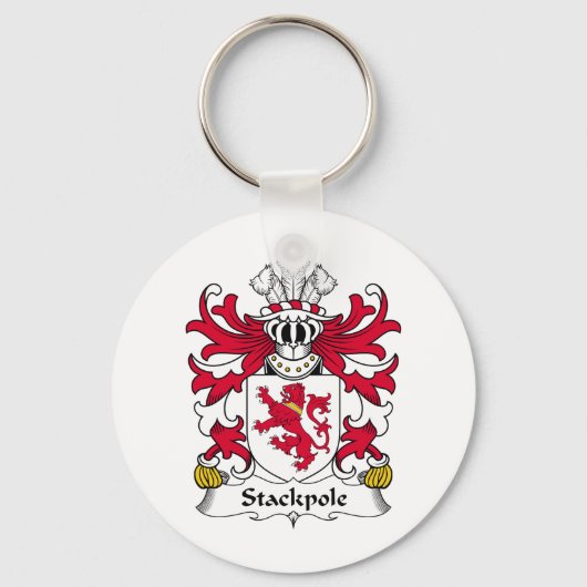 Stackpole-Familienwappen Schlüsselanhänger (Vorderseite)