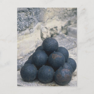 Stacks Cannon Balls Postkarte
