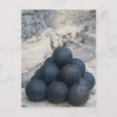 Stacks Cannon Balls Postkarte (Vorderseite)