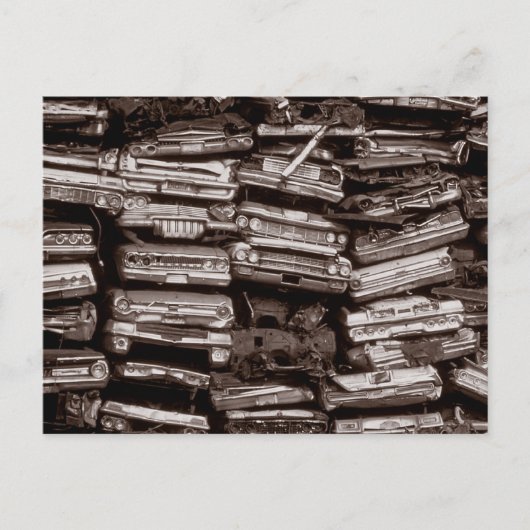 Stacks Cars, 1973 Postkarte (Vorderseite)