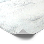 'Stacks' Graue und rote Abstrakte Kunst Poster dru (Ecke)