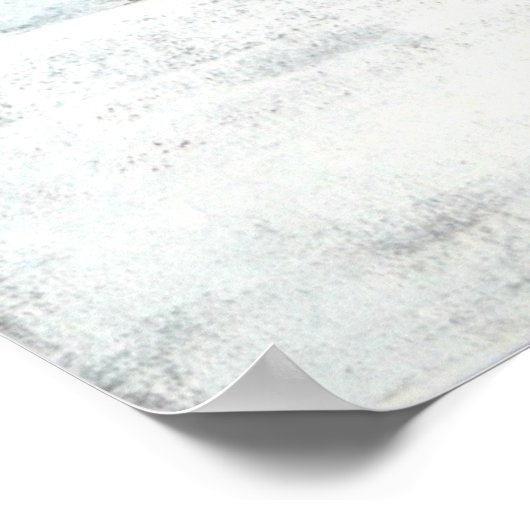 'Stacks' Graue und rote Abstrakte Kunst Poster dru (Ecke)