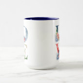 Stacks Liebe Split Graphic Floral Print Coffee Tasse (Zentrum)