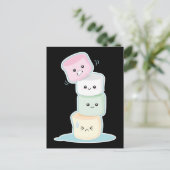 Stacks Marshmallows Postkarte (Stehend Vorderseite)