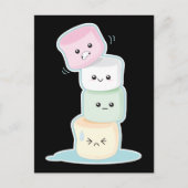 Stacks Marshmallows Postkarte (Vorderseite)