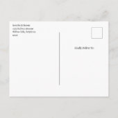 Stacks Meditative Cairn Geburtstag Einladungspostkarte (Rückseite)