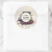 Stacks Meditative Cairn Kitchen Runder Aufkleber (Tasche)