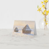 Stacks, Schneeeffekt, Morgennotecard Karte (Gelbe Blume)