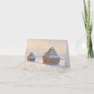 Stacks, Schneeeffekt, Morgennotecard Karte